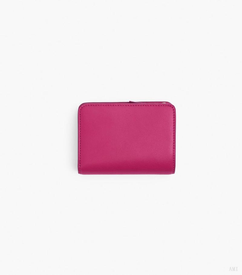 Marc Jacobs | The J Marc Mini Compact Wallet - Lipstick Pink