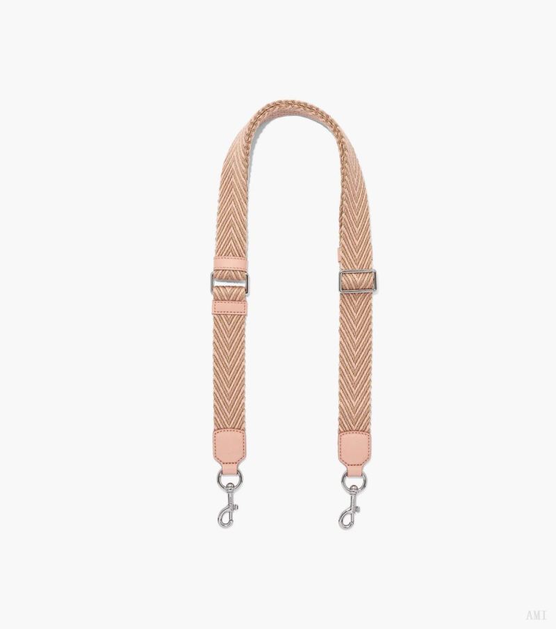 Marc Jacobs | The Thin Arrow Webbing Strap - Rose Multi - Click Image to Close