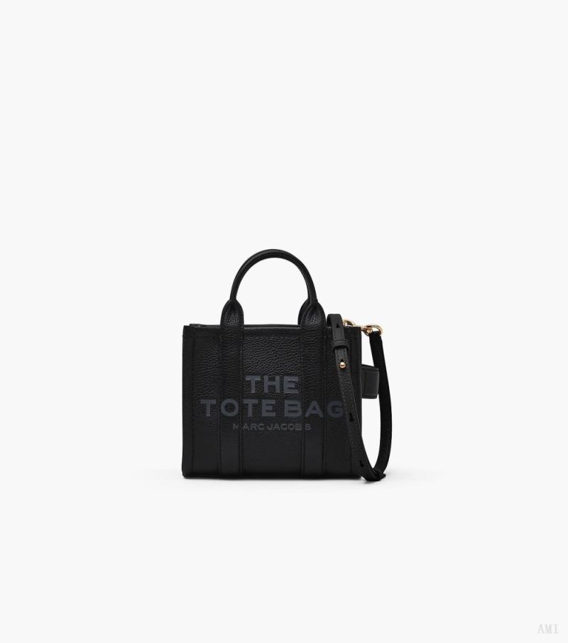 Marc Jacobs | The Leather Mini Tote Bag - Black