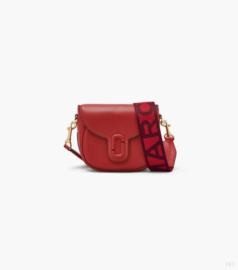 Marc Jacobs | The J Marc Small Saddle Bag - True Red - Click Image to Close