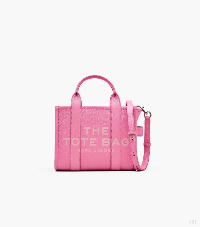 Marc Jacobs | The Leather Small Tote Bag - Petal Pink - Click Image to Close