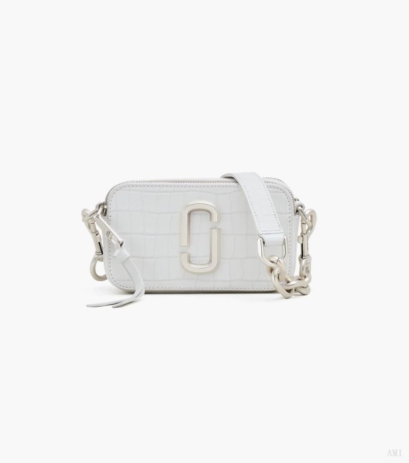 Marc Jacobs | The Croc-Embossed Shoulder Snapshot - Cotton - Click Image to Close