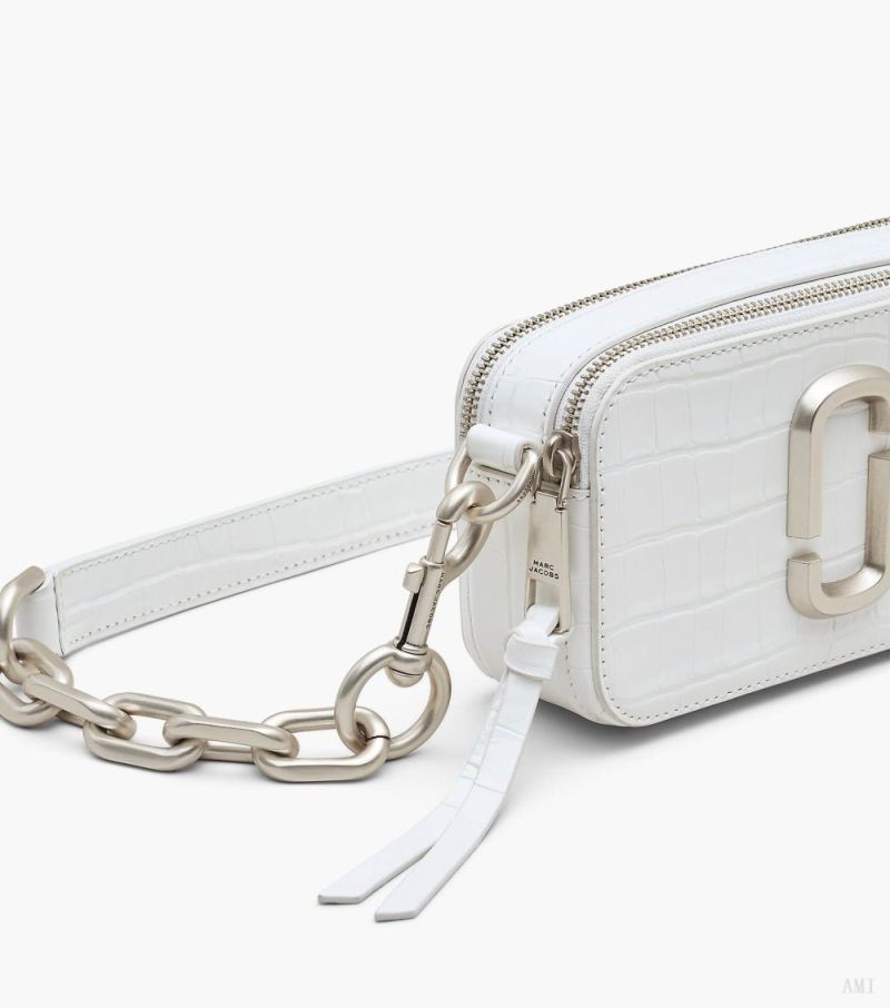 Marc Jacobs | The Croc-Embossed Shoulder Snapshot - Cotton