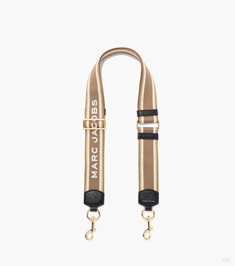 Marc Jacobs | The Logo Webbing Strap - Beige - Click Image to Close