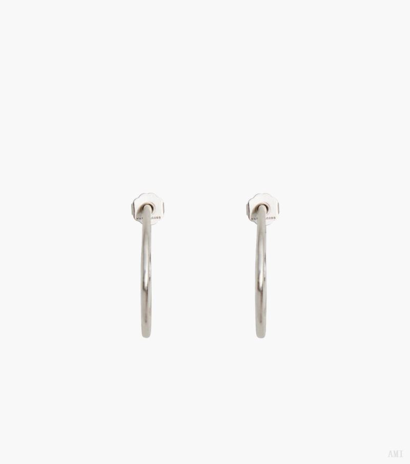 Marc Jacobs | The St. Marc Hoops - Light Antique Silver