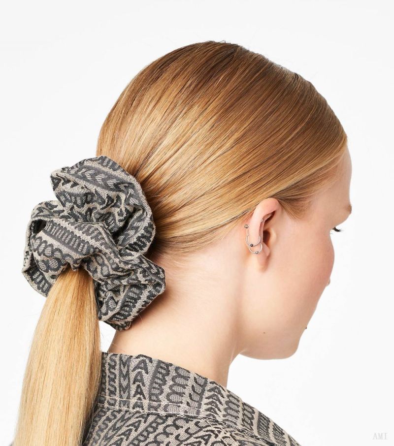 Marc Jacobs | The Monogram Jacquard Scrunchie - Natural Jacquard