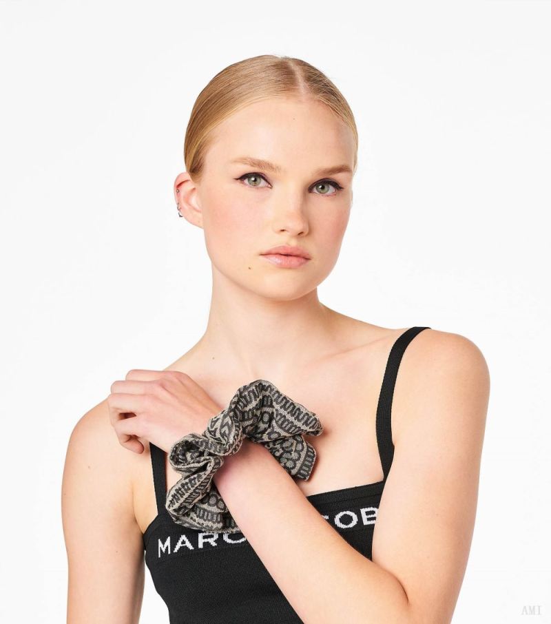 Marc Jacobs | The Monogram Jacquard Scrunchie - Natural Jacquard