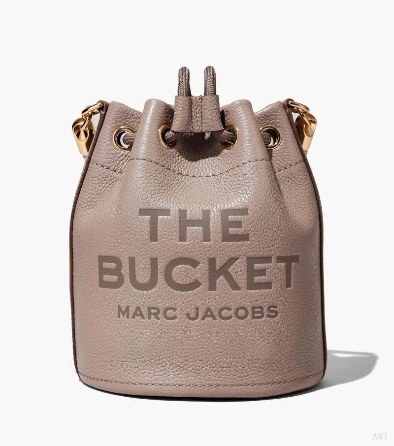 Marc Jacobs | The Leather Bucket Bag - Cement