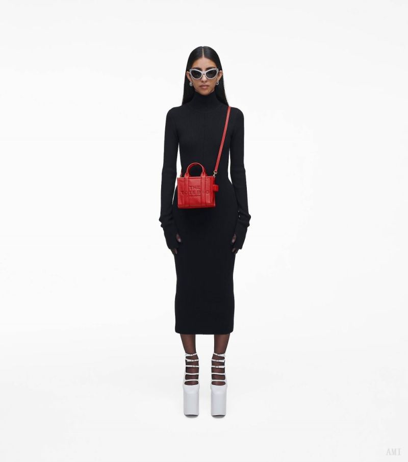 Marc Jacobs | The Leather Mini Tote Bag - True Red