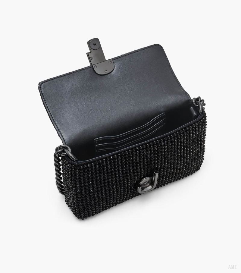 Marc Jacobs | The Rhinestone J Marc Mini Shoulder Bag - Black