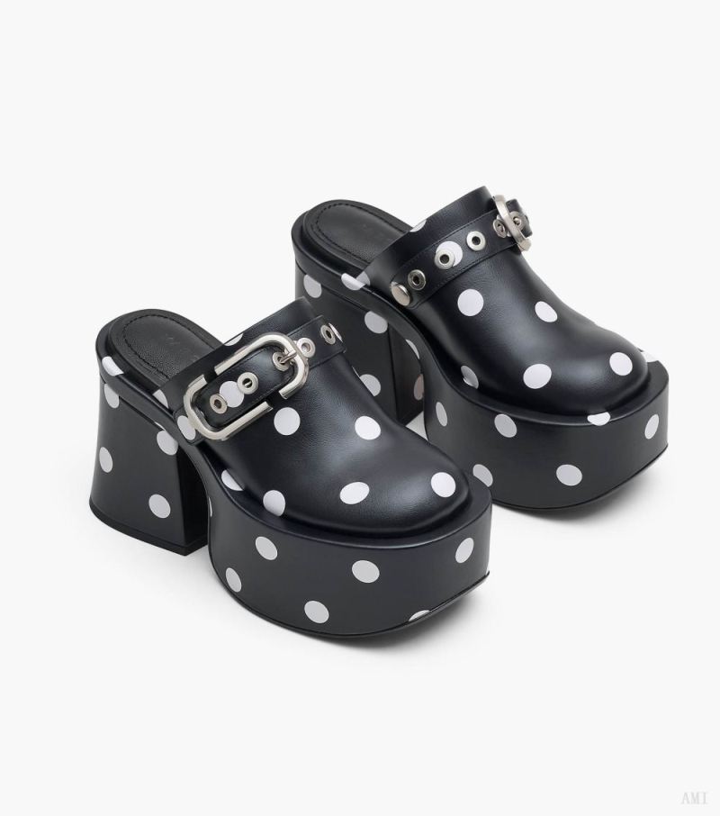 Marc Jacobs | The J Marc Spots Clog - Black/White