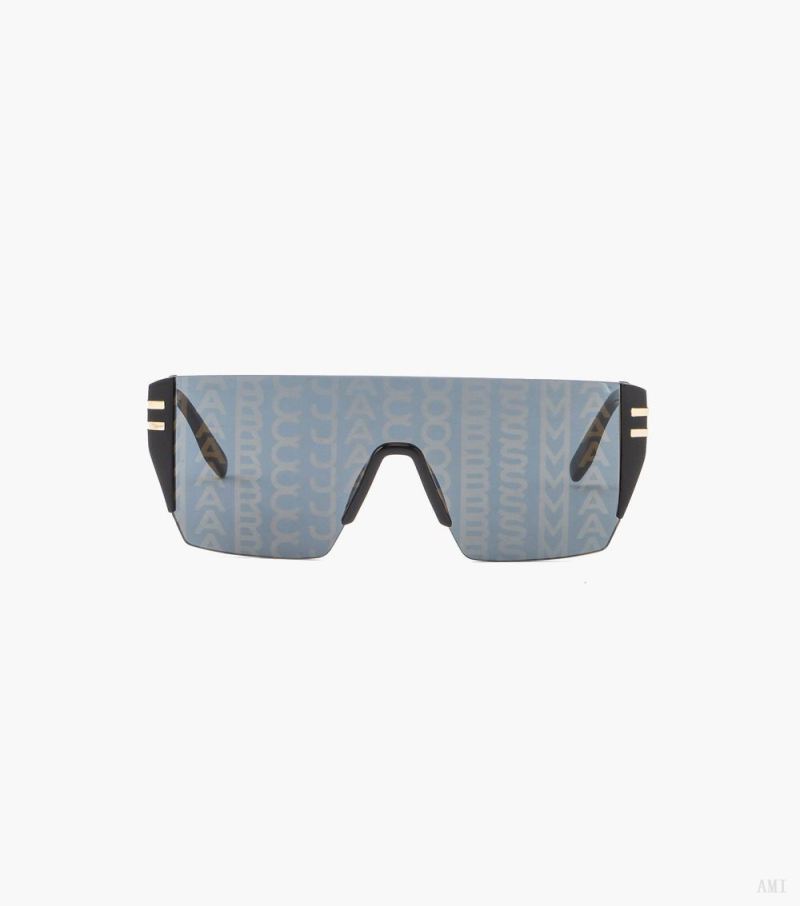 Marc Jacobs | The Monogram Graphic Lens Sunglasses - Black Multi