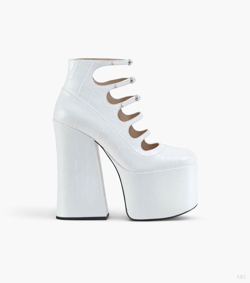 Marc Jacobs | The Kiki Ankle Boot - Cotton White - Click Image to Close