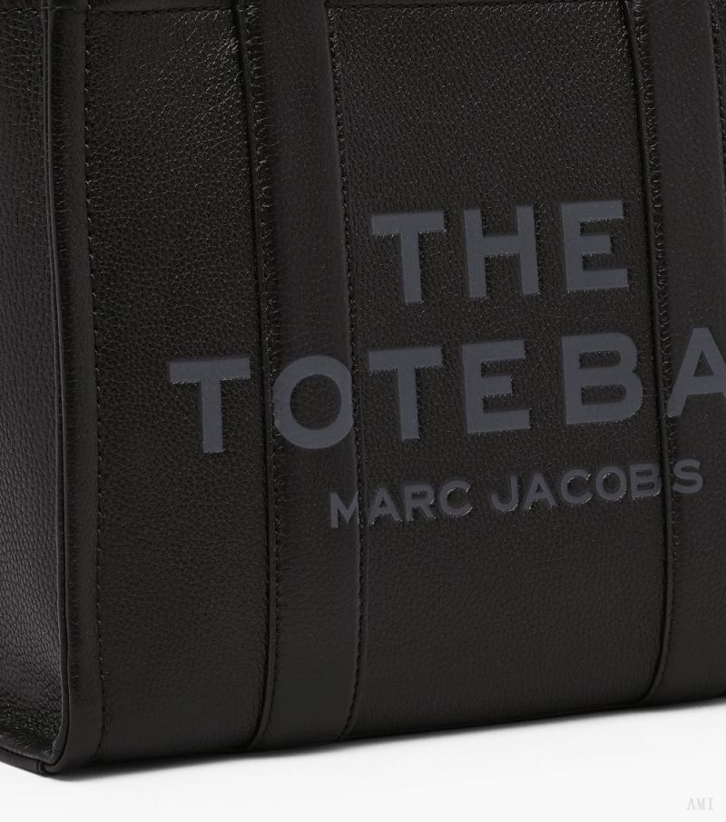 Marc Jacobs | The Leather Medium Tote Bag - Black