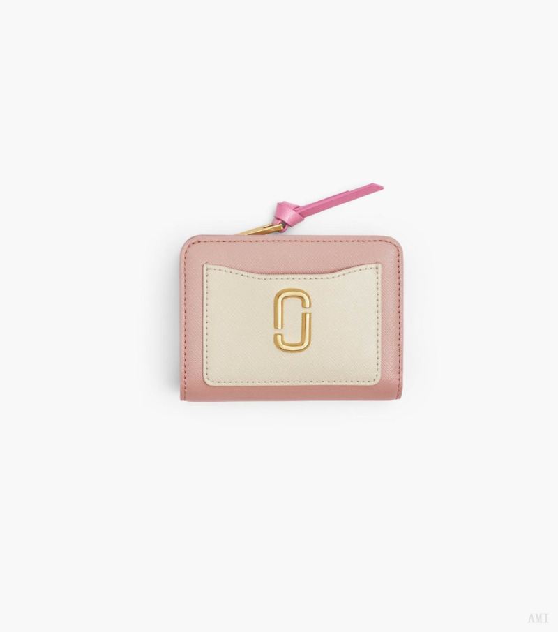 Marc Jacobs | The Utility Snapshot Mini Compact Wallet - Rose Multi