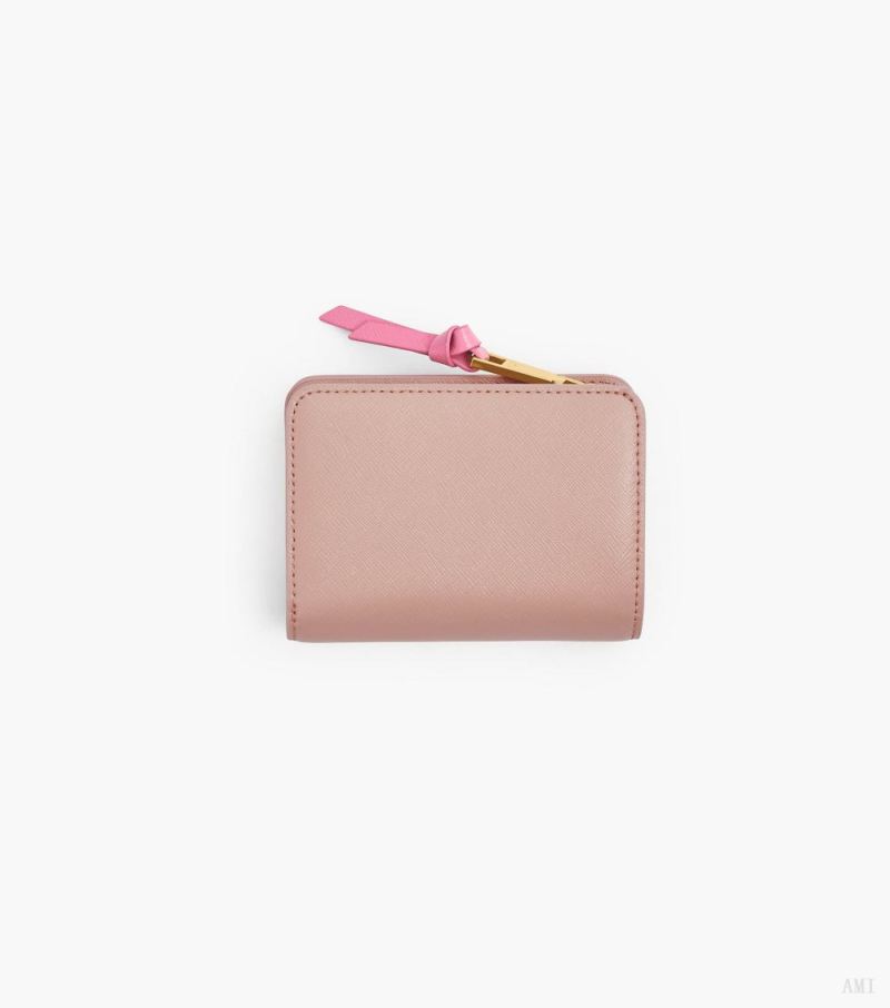 Marc Jacobs | The Utility Snapshot Mini Compact Wallet - Rose Multi