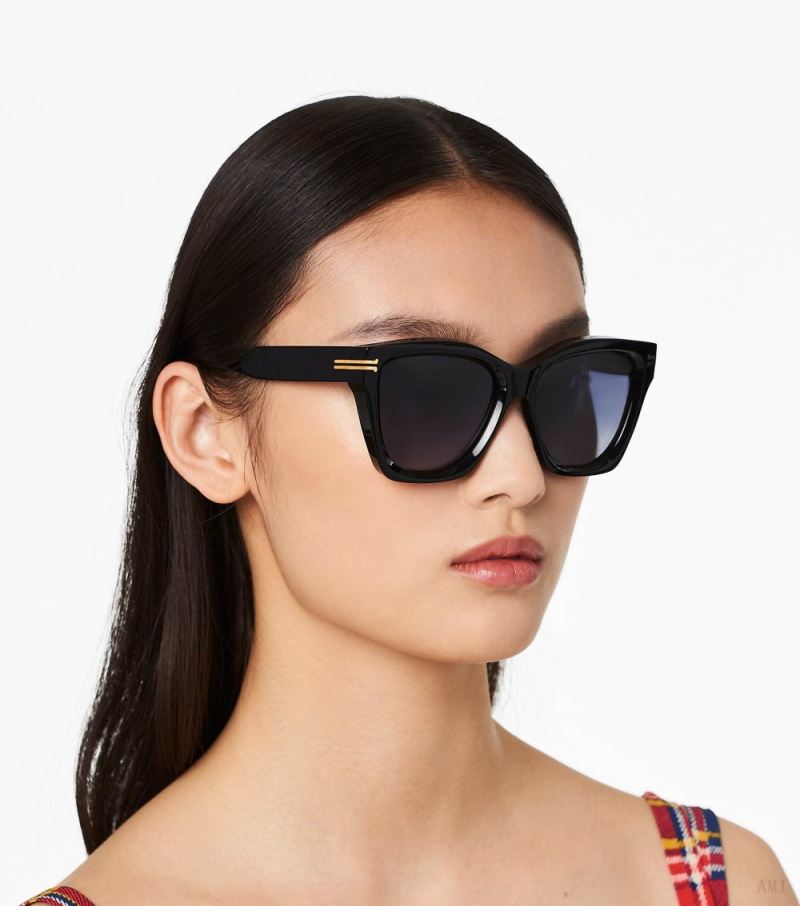 Marc Jacobs | Icon Edge Oversized Square Sunglasses - Black