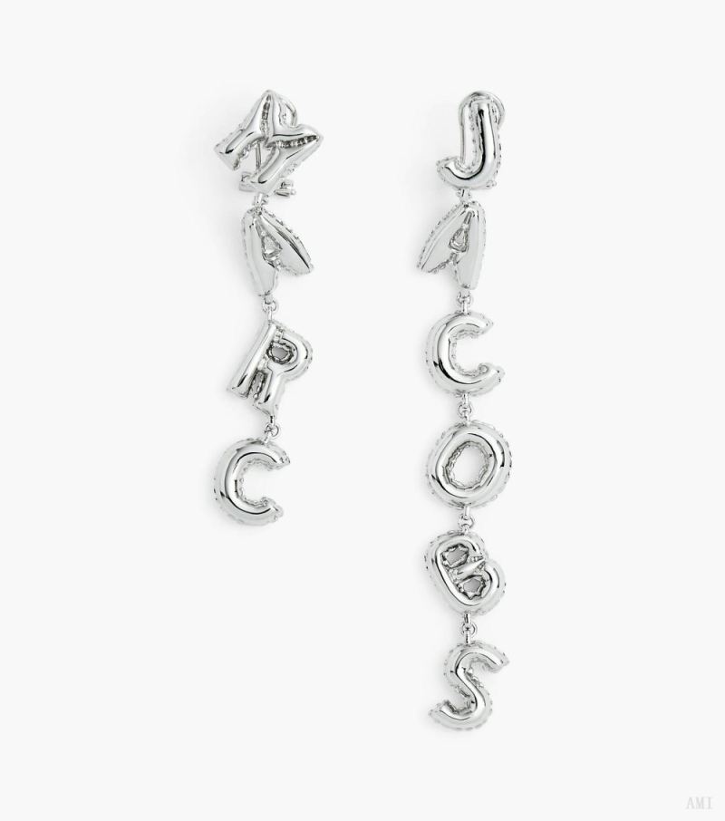 Marc Jacobs | The Marc Jacobs Balloon Earrings - Silver - Click Image to Close