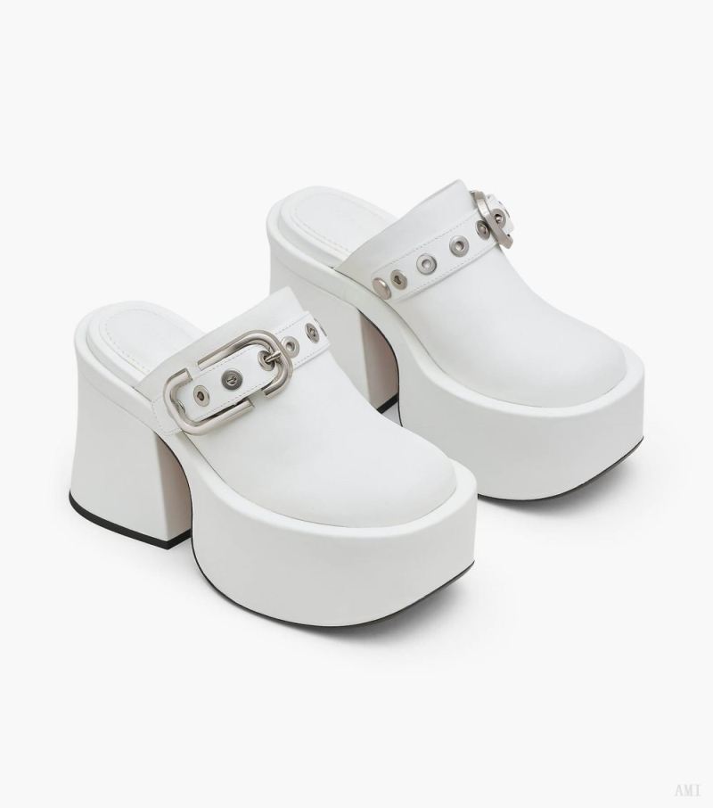 Marc Jacobs | The J Marc Leather Clog - White