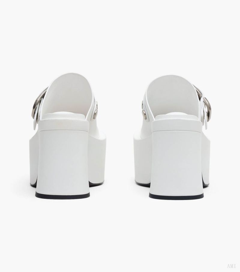 Marc Jacobs | The J Marc Leather Clog - White