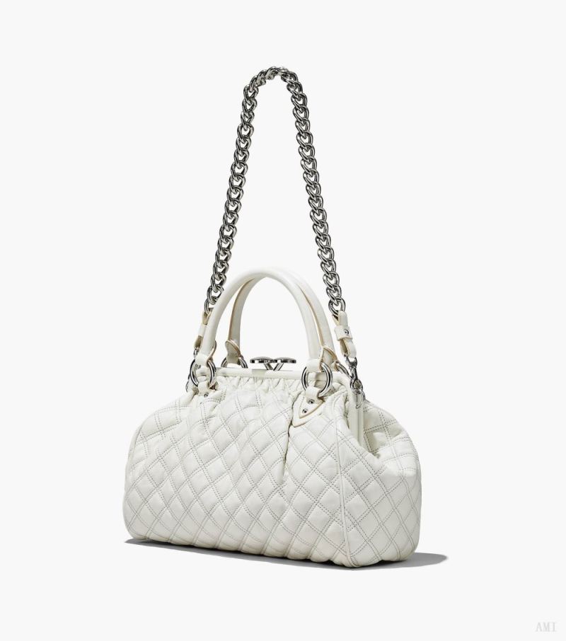 Marc Jacobs | Re-Edition Quilted Leather Stam Bag - Cloud White