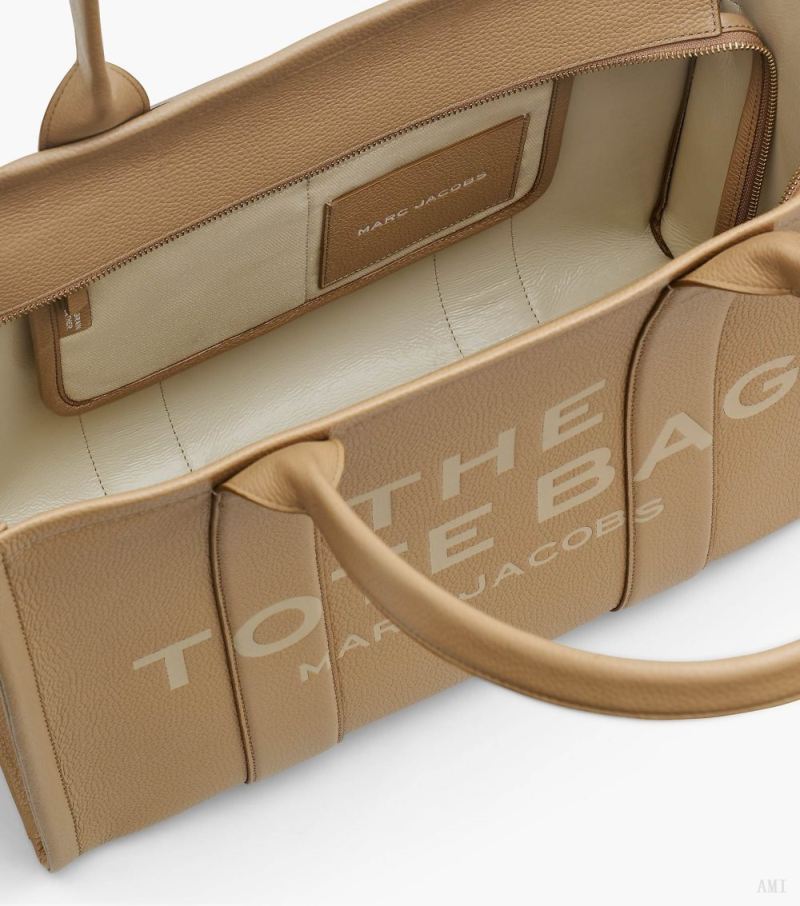 Marc Jacobs | The Leather Large Tote Bag - Camel