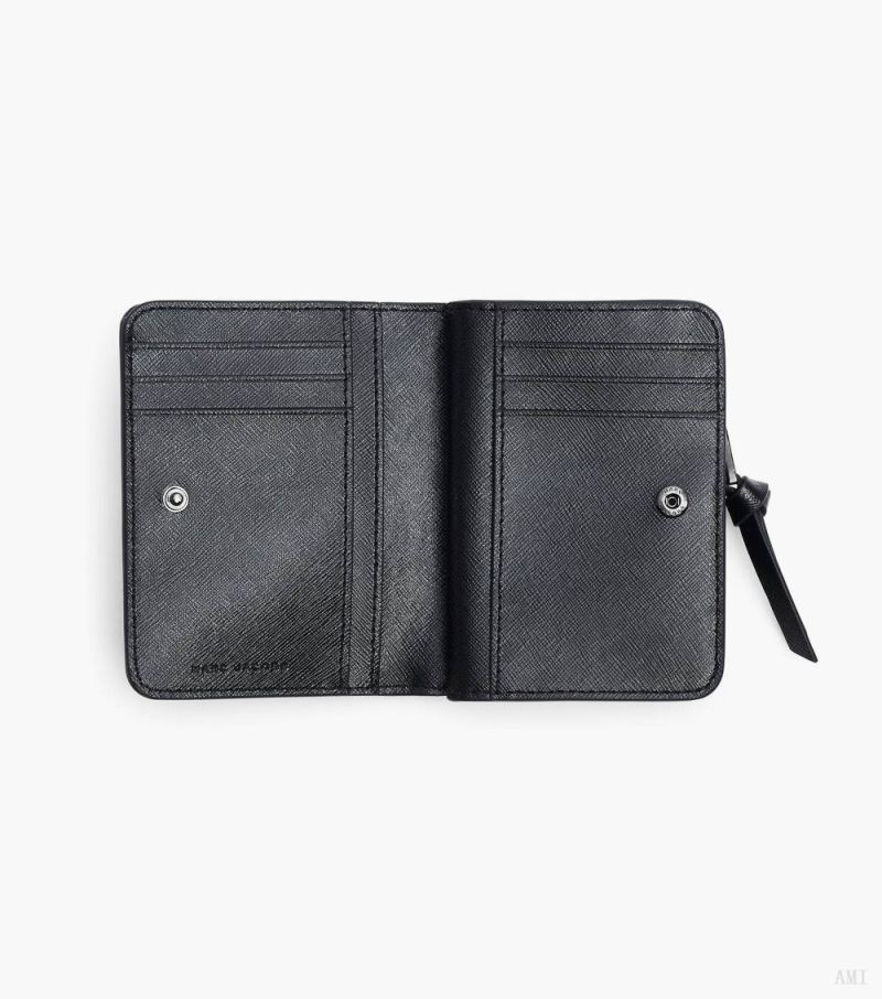 Marc Jacobs | The Utility Snapshot Dtm Mini Compact Wallet - Black