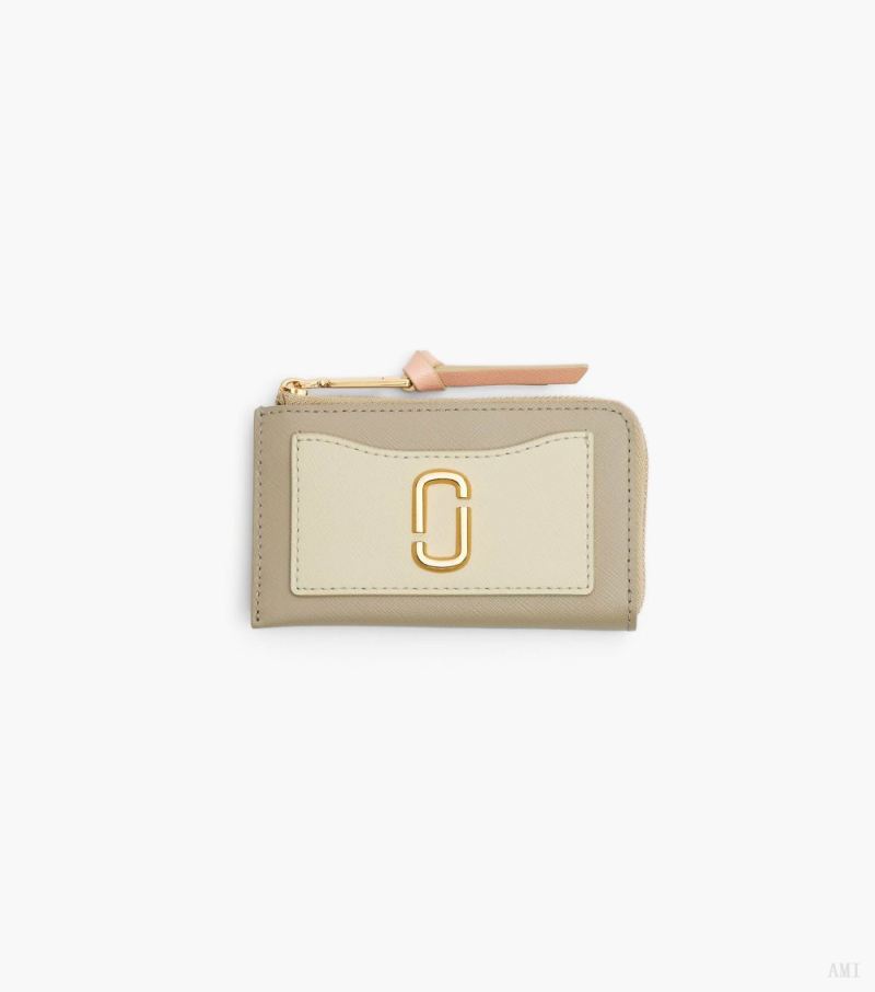 Marc Jacobs | The Utility Snapshot Top Zip Multi Wallet - Khaki Multi - Click Image to Close