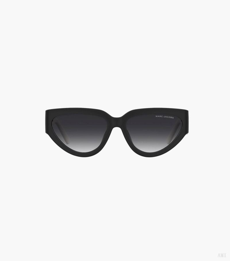 Marc Jacobs | The J Marc Cat Eye Sunglasses - Black/White