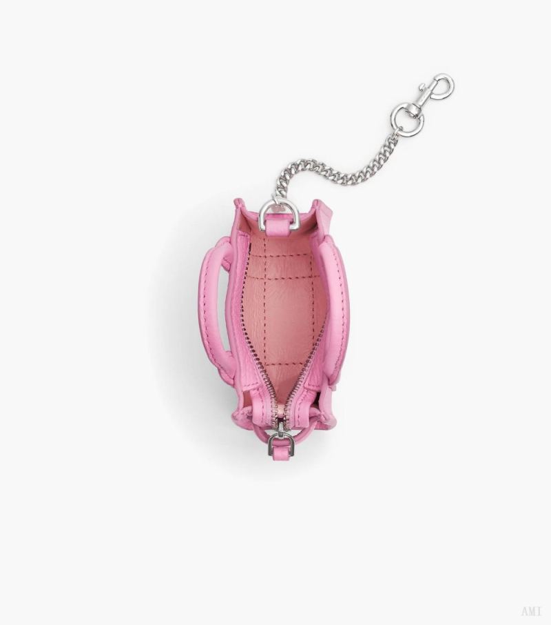 Marc Jacobs | The Nano Tote Bag Charm - Fluro Candy Pink