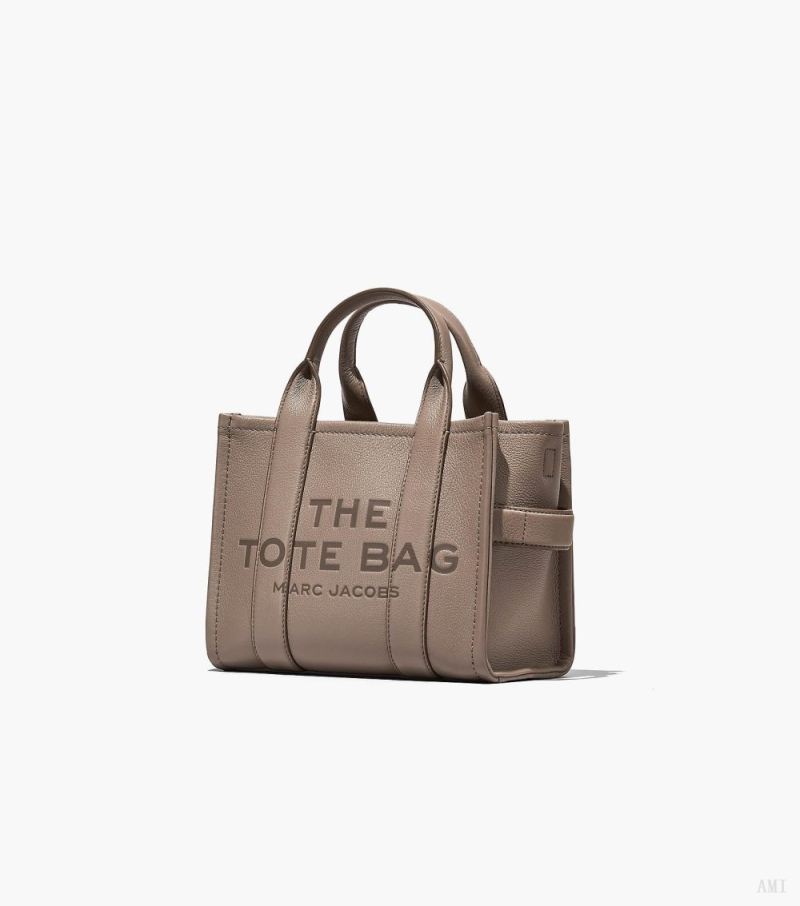 Marc Jacobs | The Leather Small Tote Bag - Cement