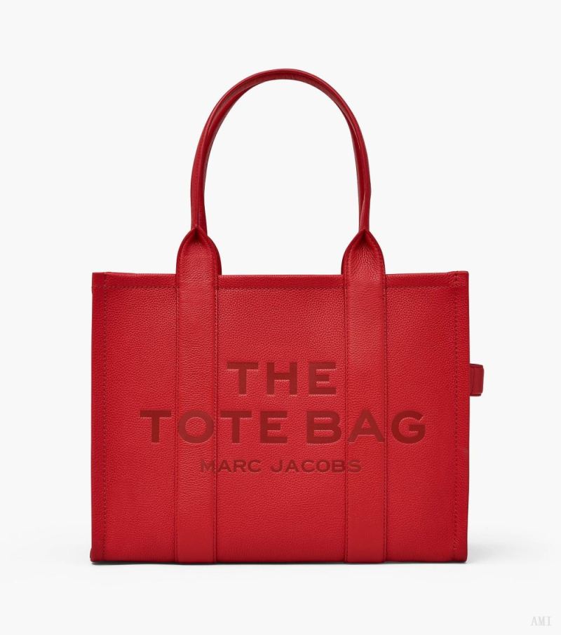 Marc Jacobs | The Leather Large Tote Bag - True Red