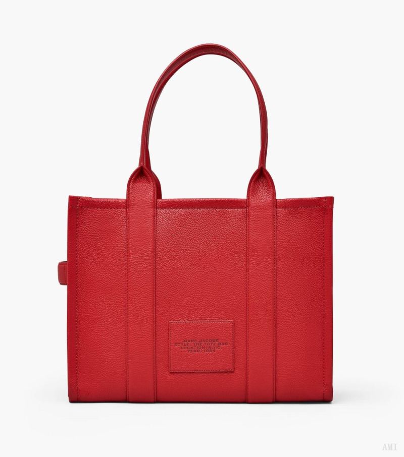 Marc Jacobs | The Leather Large Tote Bag - True Red