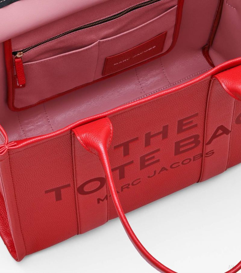 Marc Jacobs | The Leather Large Tote Bag - True Red