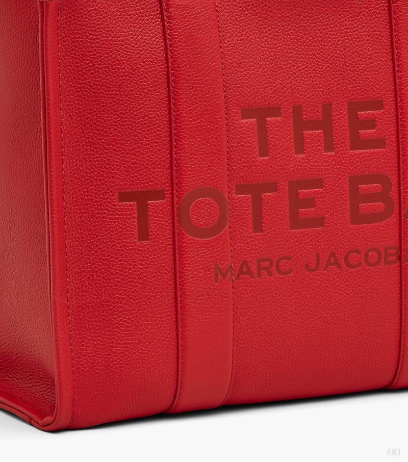 Marc Jacobs | The Leather Large Tote Bag - True Red