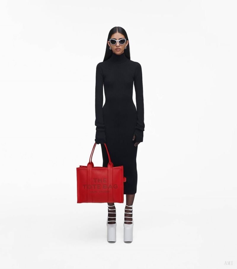 Marc Jacobs | The Leather Large Tote Bag - True Red