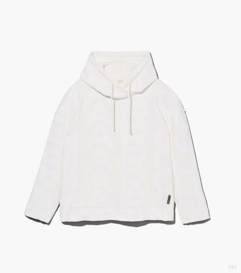 Marc Jacobs | Monogram Oversized Hoodie - Eggshell/Optic White