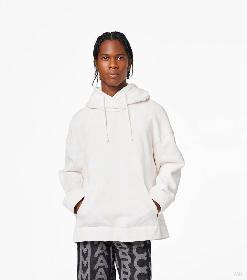 Marc Jacobs | Monogram Oversized Hoodie - Eggshell/Optic White