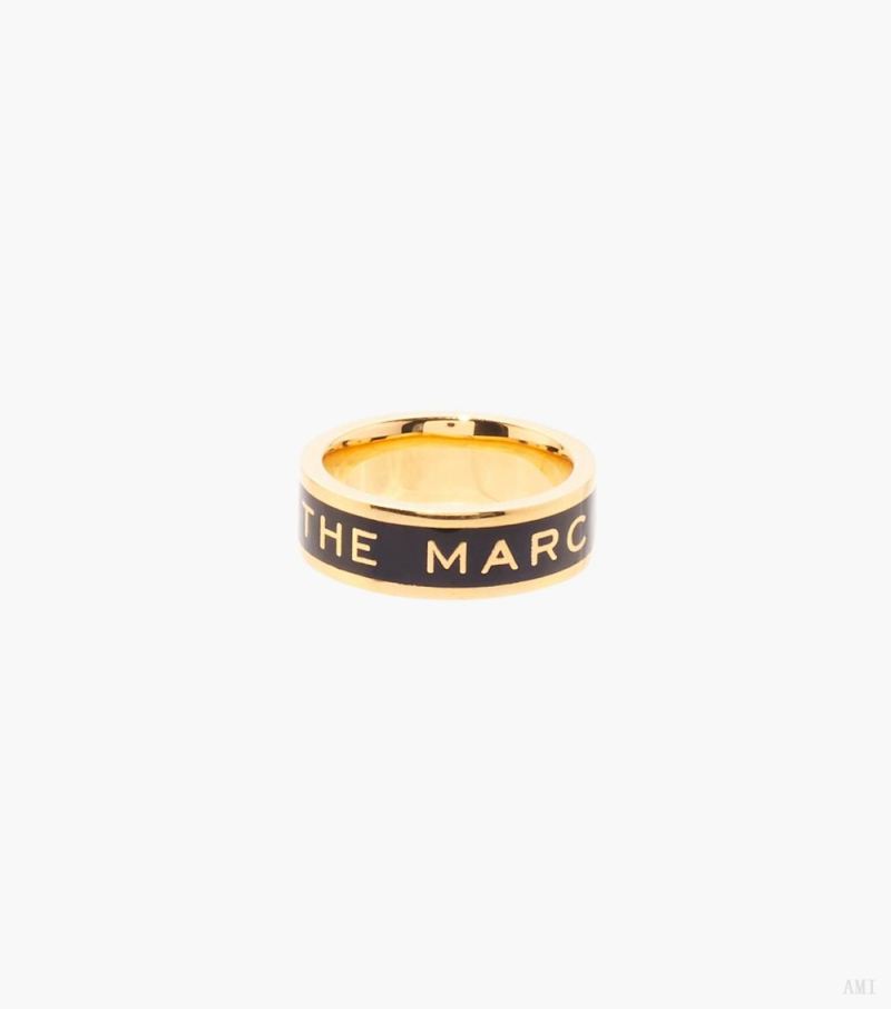 Marc Jacobs | The Medallion Ring - Black/Gold