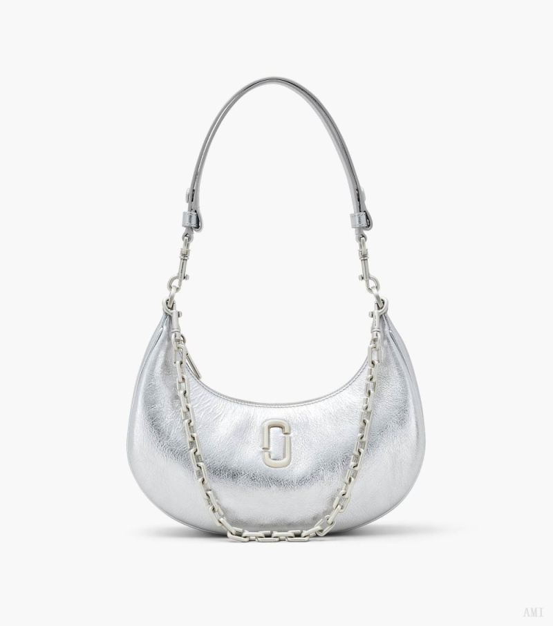 Marc Jacobs | The Metallic Leather Curve Bag - Silver