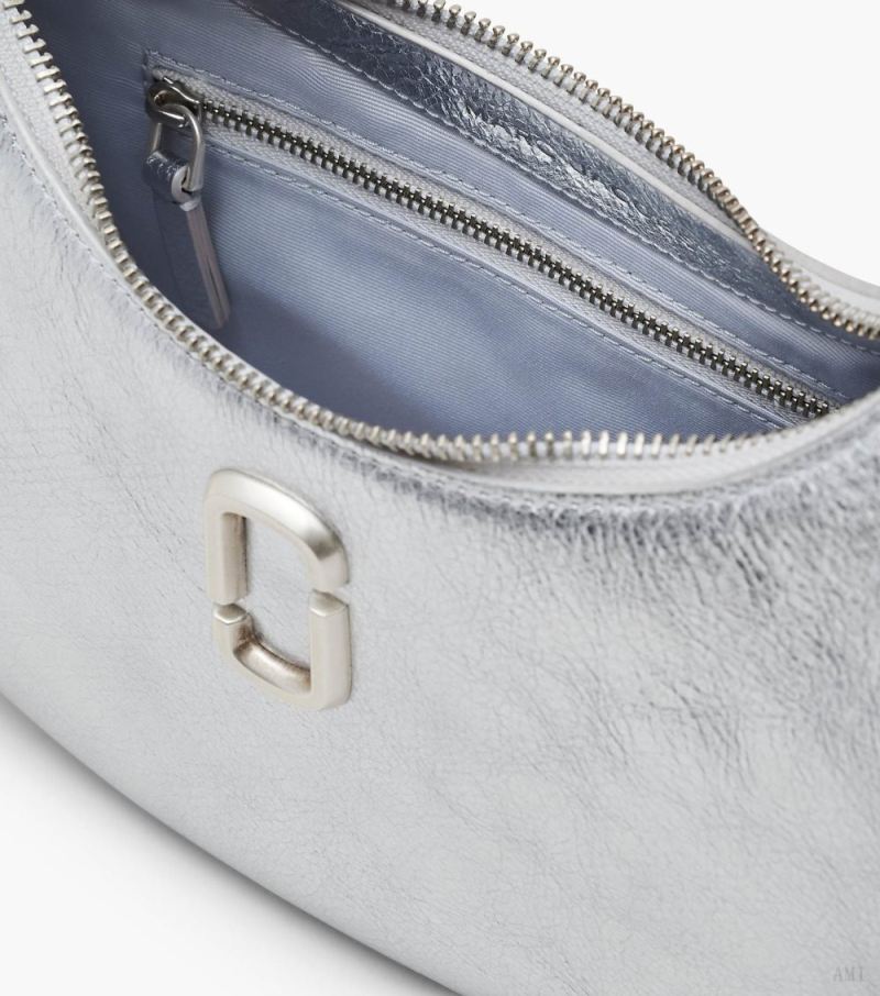 Marc Jacobs | The Metallic Leather Curve Bag - Silver