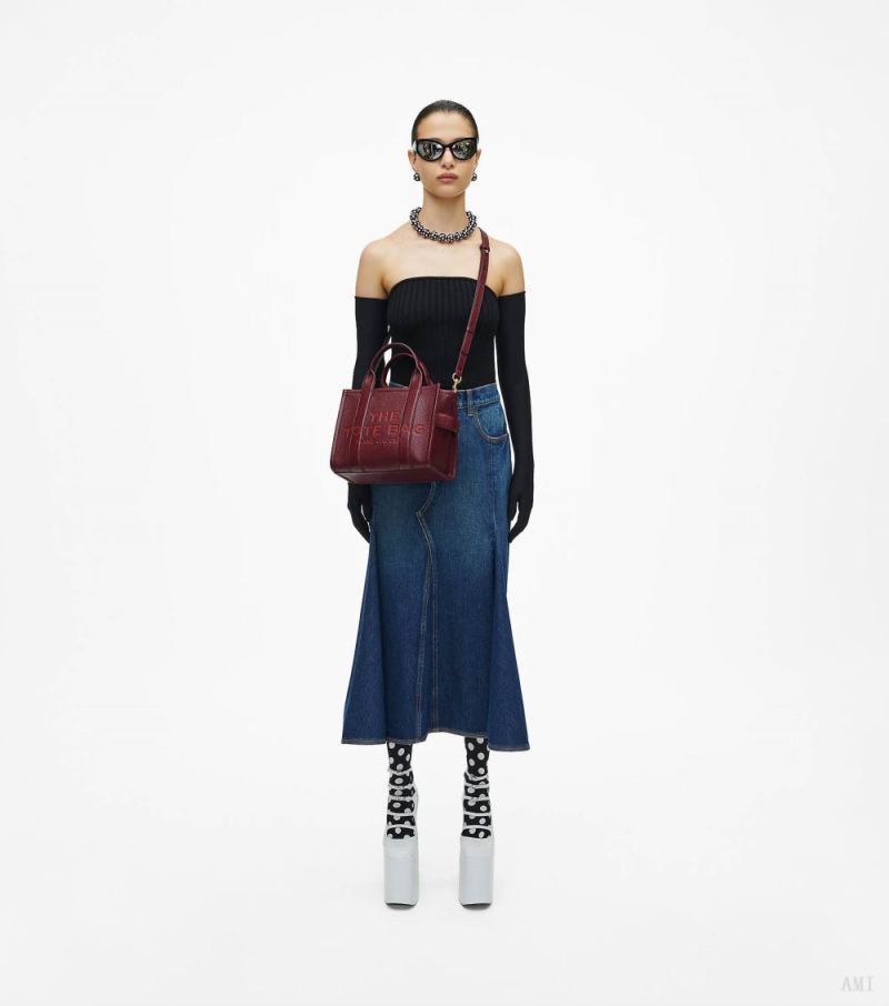 Marc Jacobs | The Leather Small Tote Bag - Cherry