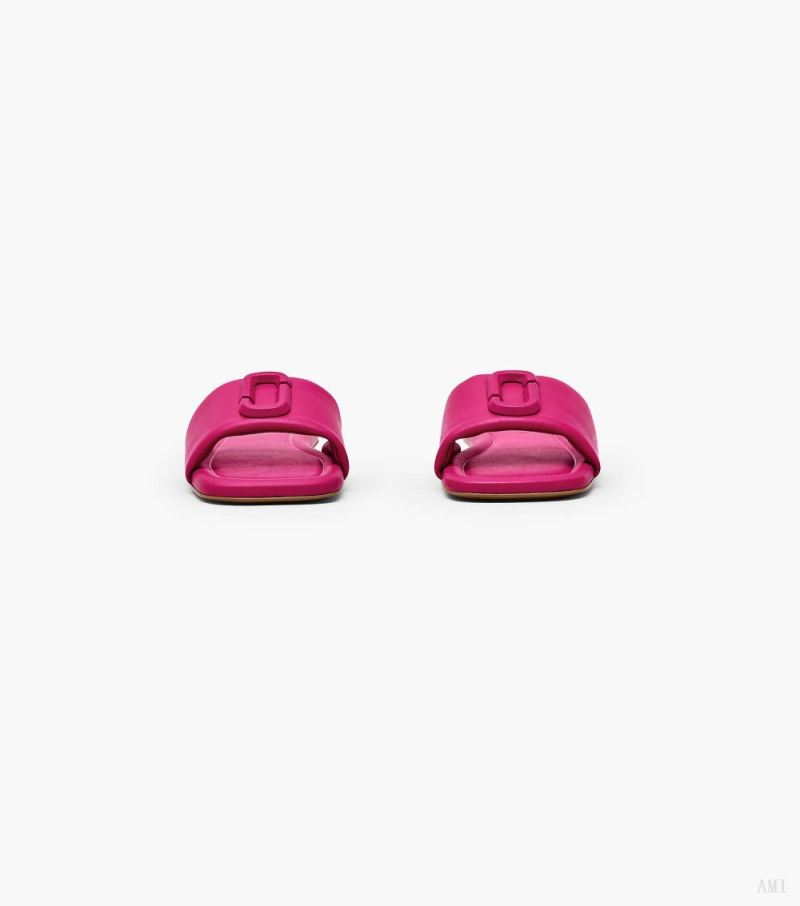 Marc Jacobs | The J Marc Leather Sandal - Lipstick Pink