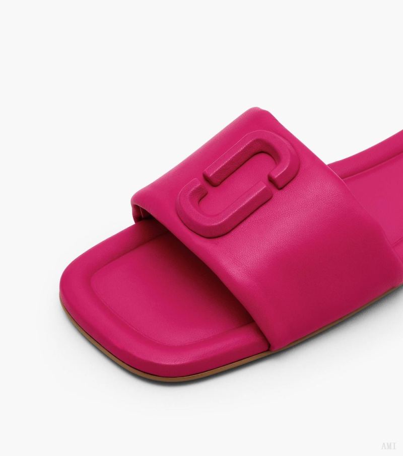 Marc Jacobs | The J Marc Leather Sandal - Lipstick Pink