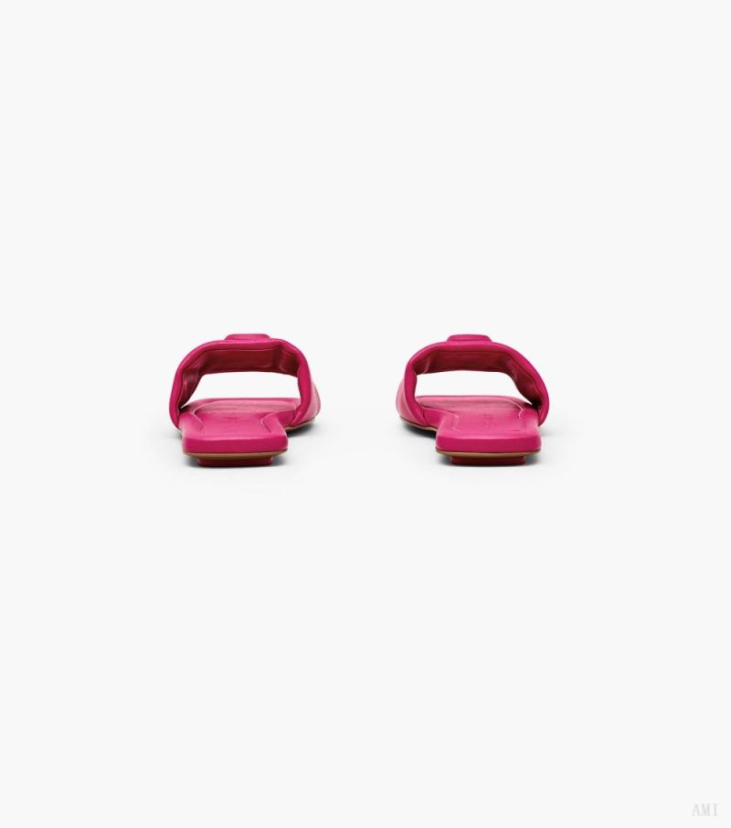 Marc Jacobs | The J Marc Leather Sandal - Lipstick Pink