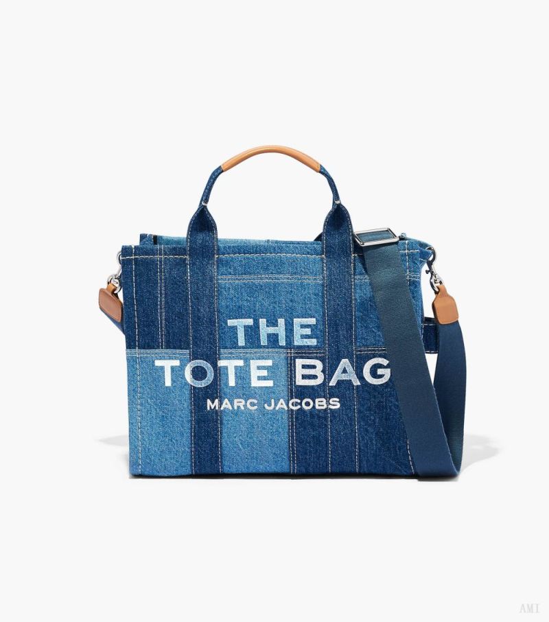 Marc Jacobs | The Denim Medium Tote Bag - Blue Denim - Click Image to Close