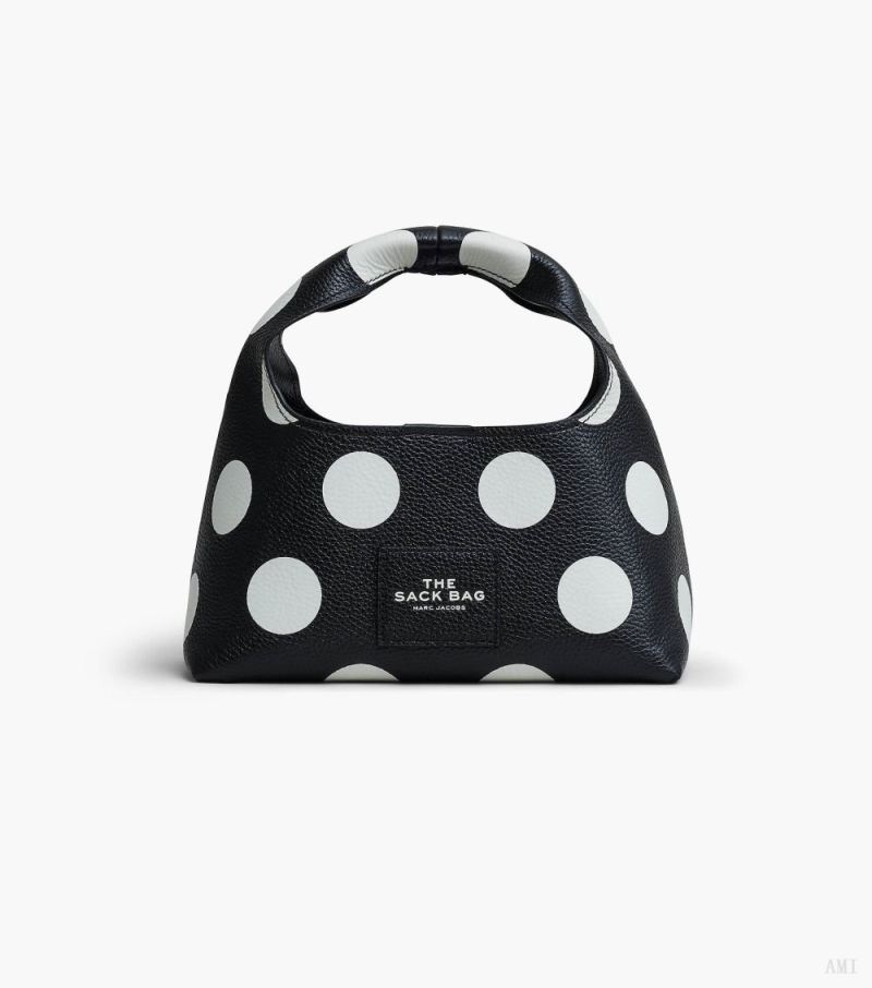 Marc Jacobs | The Spots Mini Sack Bag - Black/White