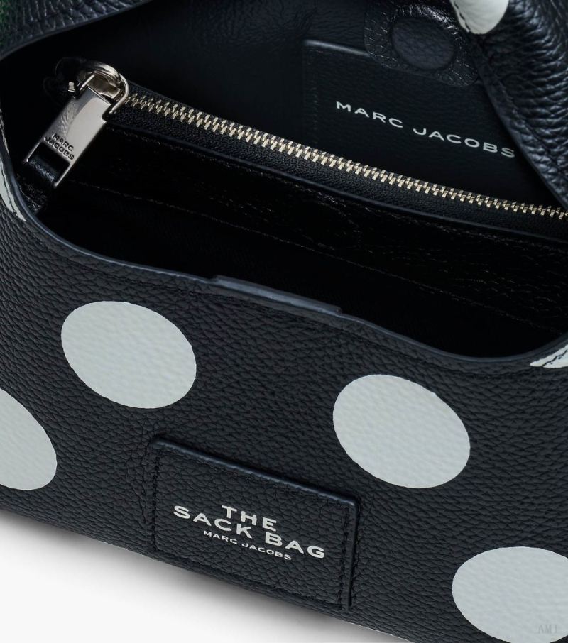 Marc Jacobs | The Spots Mini Sack Bag - Black/White