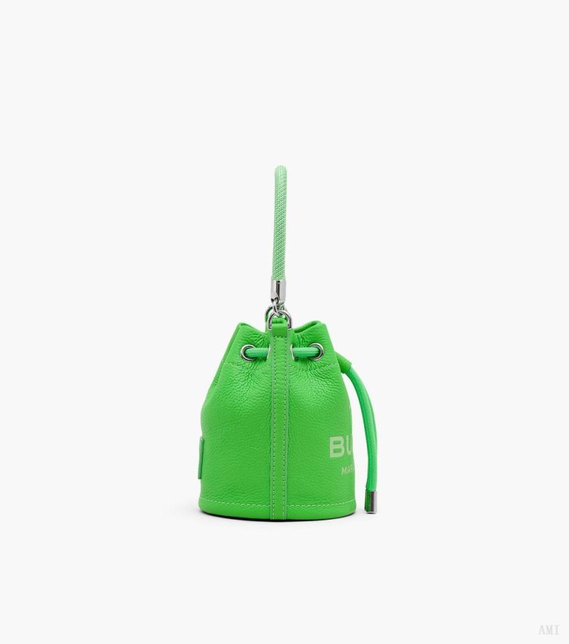 Marc Jacobs | The Leather Mini Bucket Bag - Apple