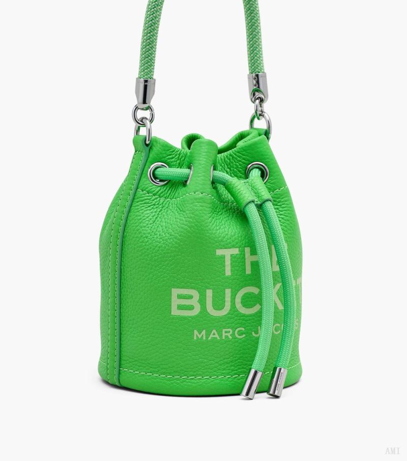 Marc Jacobs | The Leather Mini Bucket Bag - Apple